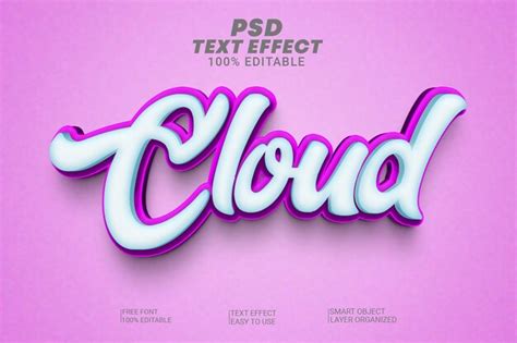 Premium Psd Psd Creative Cloud Text Effect