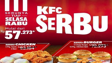 Promo KFC Hari Ini Selasa 17 September 2024 Paket Serbu Hadir Lagi