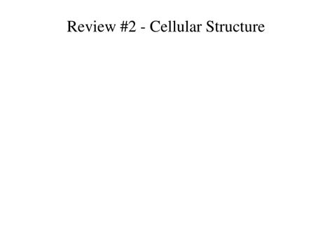 Ppt Cellular Structure Review 2 Eukaryotic Vs Prokaryotic