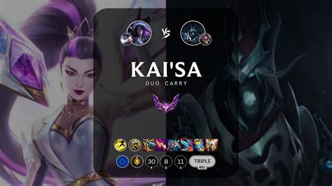 Kai Sa Adc Vs Karthus Euw Master Patch Youtube