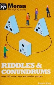 Riddles & conundrums : challenge your mind : Allen, Robert, 1949- author : Free Download, Borrow ...