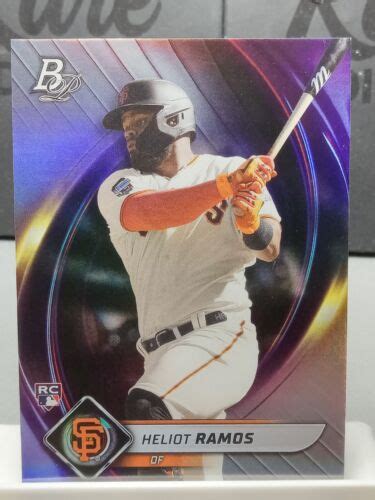 Bowman Platinum Heliot Ramos Rookie San Francisco Giants Rc Ebay