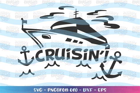 Cruise ships svg Cruisin' svg Cruise Ship svg (127539) | SVGs | Design ...