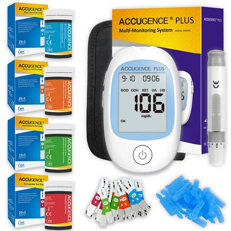 4-in-1-Multifunction-Monitor-Hemoglobin-Blood-Ketone-Glucose-Uric-Acid