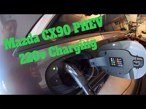 Mazda Cx Phev V Charging Times Speeds Youtube