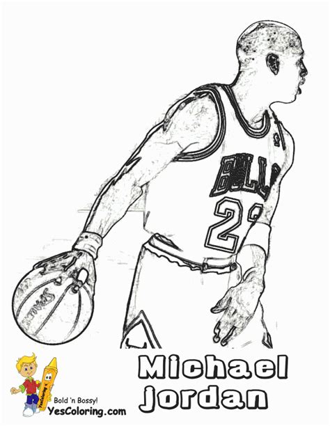 Free Coloring Pages For Michael Jordan Download Free Coloring Pages