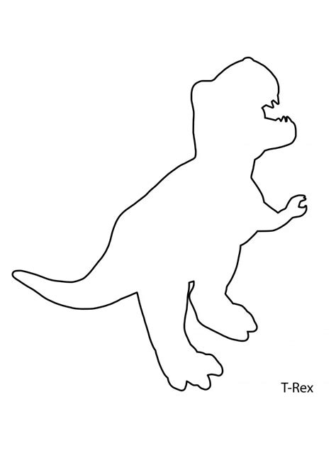 T Rex Dinosaur Template