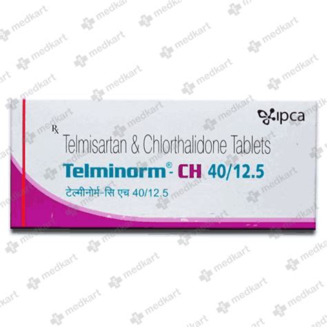 TELMISON CH 40 12 5MG TABLET 10 S Price Composition Generic