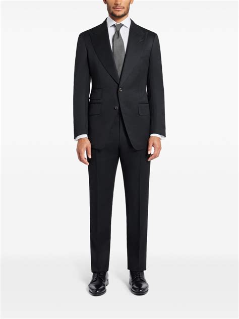 Tom Ford O Connor Wool Mohair Blend Suit Black Farfetch