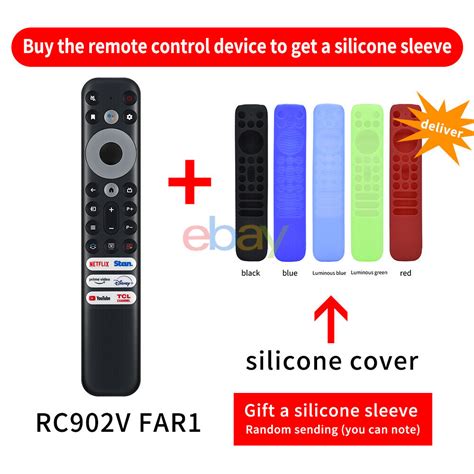 New Original Rc V Far For Tcl Voice Tv Remote Control X X