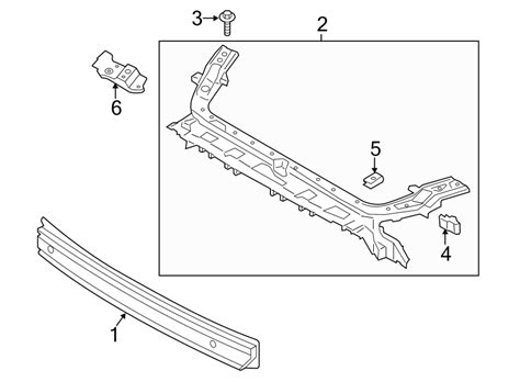 Ford Mustang Radiator Support Tie Bar Upper Lower W O Jr Z A A