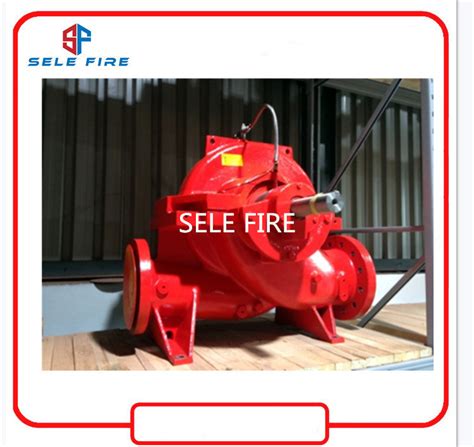 Nfpa20 Listed Split Case Centrifugal Fire Fighting Electric Water Pump