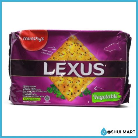 Jual Lexus Munchys Biskuit Vegetable Crackers Lychee Chocolate Cheese