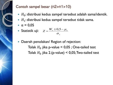 Contoh Soal Uji Tanda Statistik Non Parametrik Lembar Edu