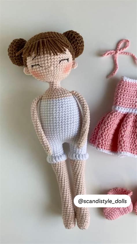 Basic Doll Body Crochet Pattern Amigurumi Tutorial For Basic Doll