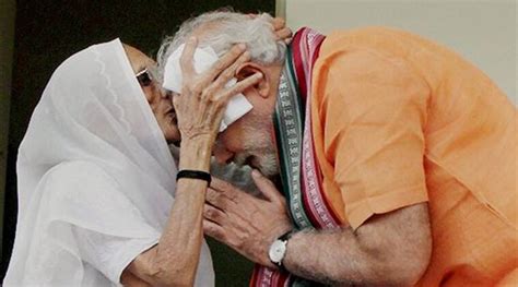 Pm Narendra Modi Turns 64 Meets Mother To Seek Blessings India News