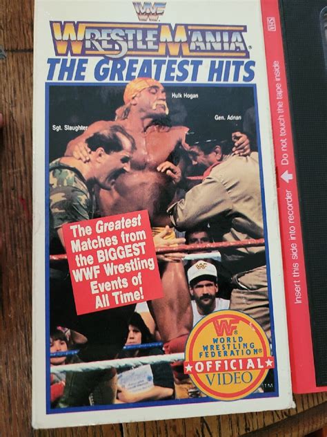 Wwf Wrestlemania The Greatest Hits Vhs Hulk Hogan Slaughter Macho