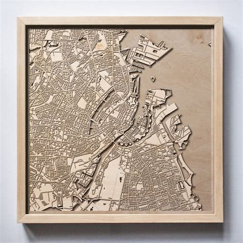 CityWood, Beautiful Laser Cut 3D Wooden Maps of Cities From All Over ...
