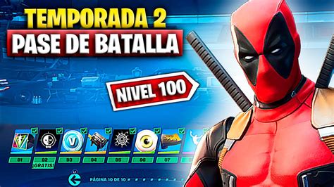 Nuevo Fortnite Temporada 2 Pase De Batalla Y Skin Nivel 100 ¡todo