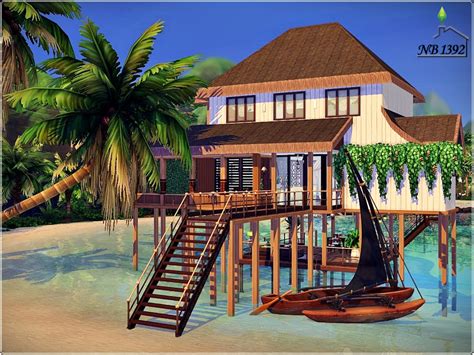 The Sims Resource House On The Beach No Cc