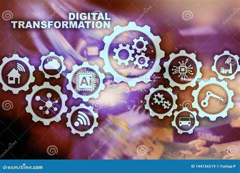 Digital Transformation Concept Of Digitalization Of Technology Business