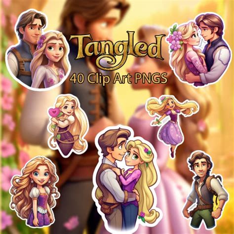 Rapunzel Png Princess Png Tangled PNG Mega Bundle Tangled PNG Flynn