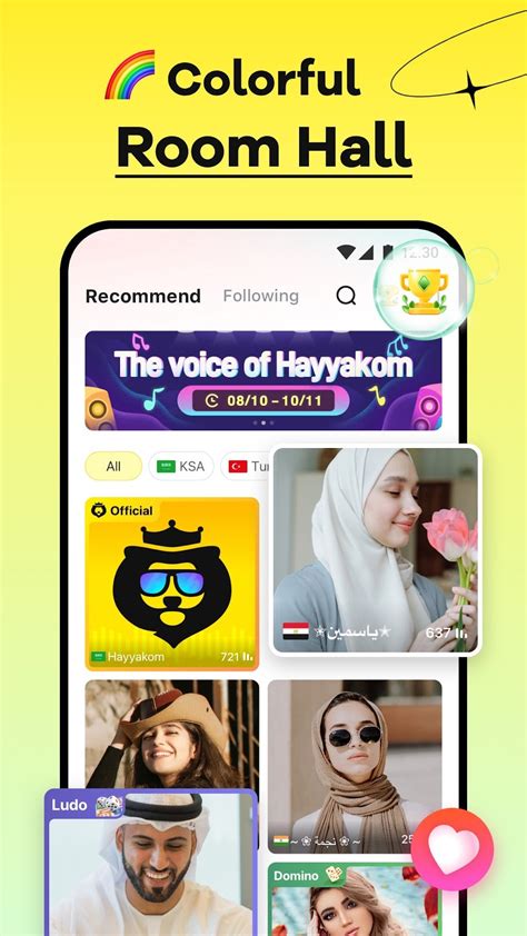 Hayyakom Voice Chat Rooms Para Android Download