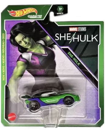Mattel Hot Wheels Blockbuster Character Car She Hulk Tumbleweed Toys