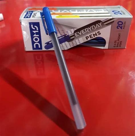 Blue Plastic Doms Everyday 0 6 L Ball Point Pen For To Write