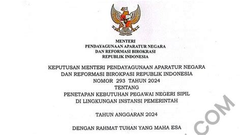 Rincian Formasi Cpns Dan Pppk 2024 Pemerintah Kabupaten Mukomuko