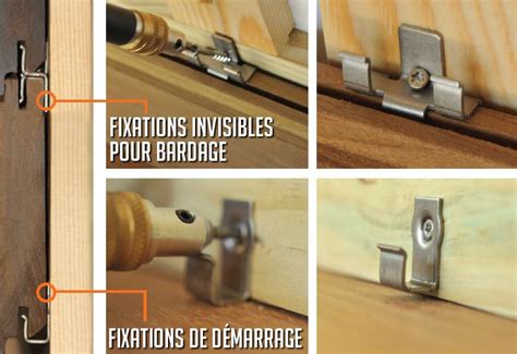 Fixations Invisibles Pour Bardage Clips En Acier Inoxydable