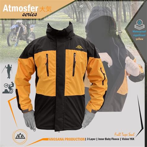 Jual Jaket Angsana Original Seri Atmosfer Waterproof DWR Shopee Indonesia