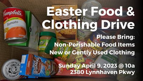 Southside Easter Sunday Service With Food And Clothing Drive — Hampton