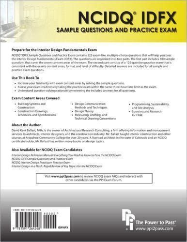 Ncidq Idfx Sample Questions And Practice Exam Ballast David Kent