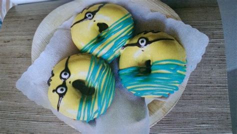 Minion Donuts Sugar Cookie Pastry Cake Donuts