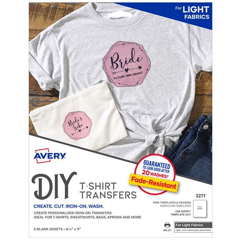 Free 2 Day Shipping On Qualified Orders Over 35 Buy Avery Printable T Shirt Transfers 6 Paper