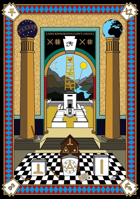 Masonic Trestle Board Template