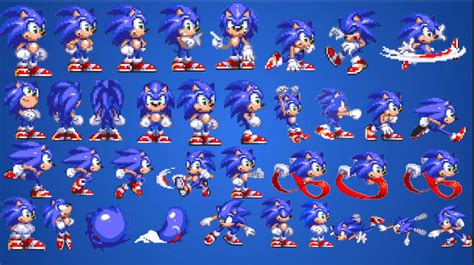 My sonic modgen modern sprites by sonicthewq on DeviantArt