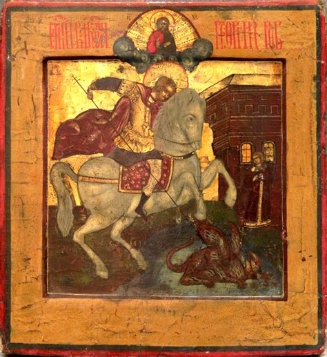Святой Георгий Победоносец | Antiques & Collectibles Paretski