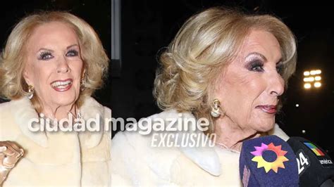 Mirtha Legrand Brill En La Gala Del Hospital Fern Ndez Y Habl De Su