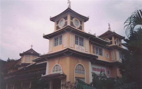 Photograph Of The Cao Dai Temple In The City Of Danang