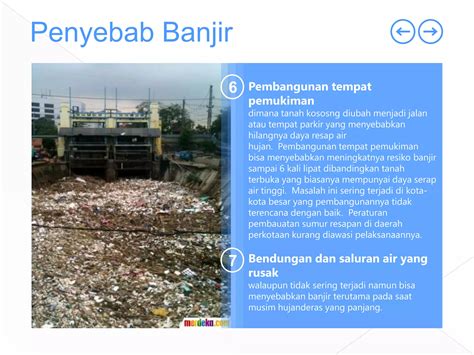 Penyebab Penanggulangan Dan Dampak Banjir Ppt