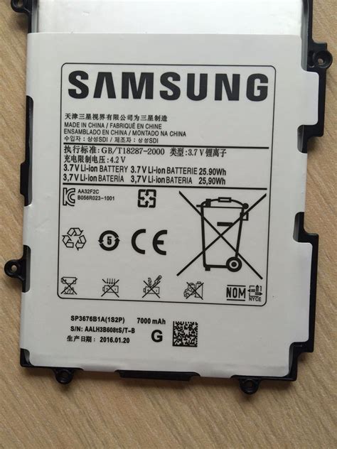 Pcs New Battery For Samsung Tab P P N P Sp B A S P