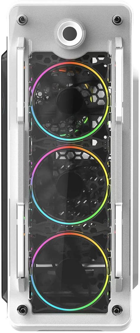 Gamemax Optical Mid Tower Atx X Argb Fans Pc Gaming Case Acrylic