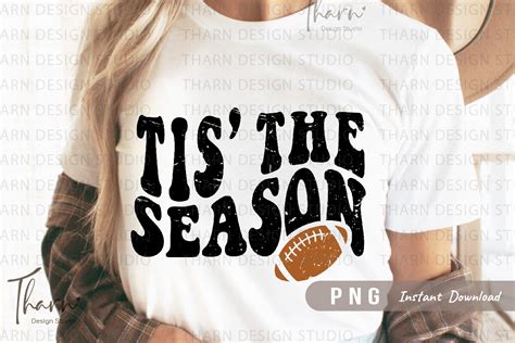 Tis The Season Football Png Sublimation Graphic By DSIGNS Creative