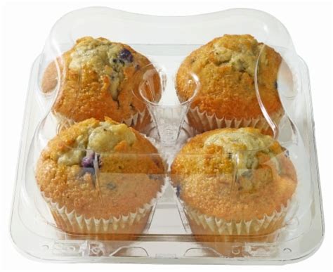 Bakery Fresh Blueberry Muffins, 4 ct / 15 oz - Fry’s Food Stores