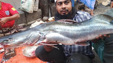 Amazing Fish Cutting Skills Coupla Big Ayer Fish Cutting Skills In