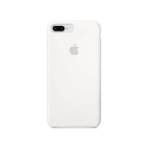 Originální silikonový kryt pro Apple iPhone 8 Plus / 7 Plus - bílý ...
