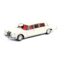 Model Car Pullmann W White Grey Original Mercedes Benz