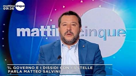 Salvini Abbiamo Lavorato Bene Coi Cinque Stelle Mediaset Infinity